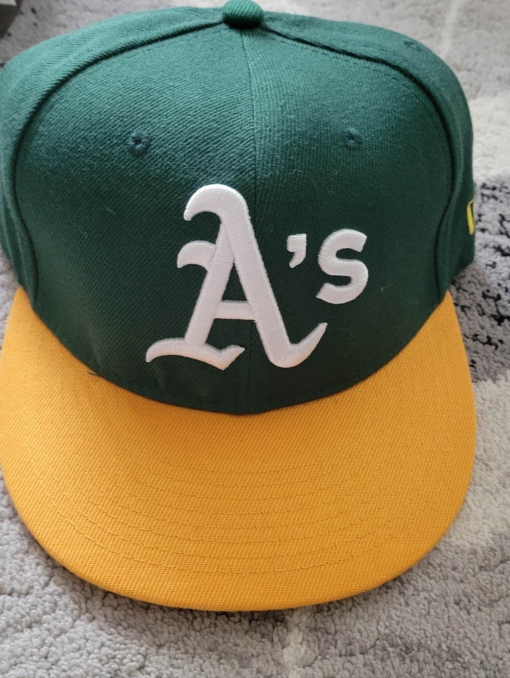 Oakland A's Green and Yellow MLB Snapback Hat newera
